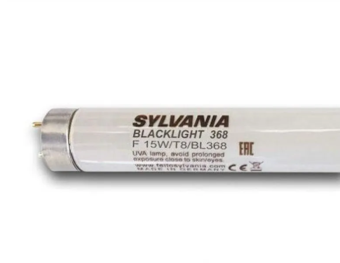 УФ Лампа в пастки для комах 15W  Протиосколкова F15T8G13 BL368 Sylvania FEP TOUGHCOAT